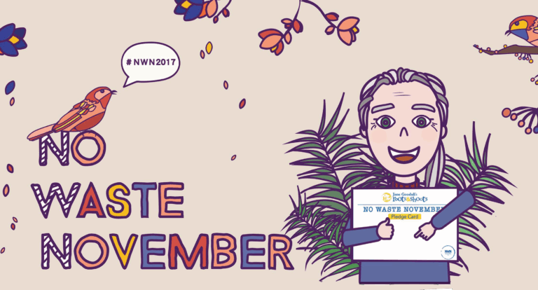 No Waste November, a global Roots & Shoots collaboration